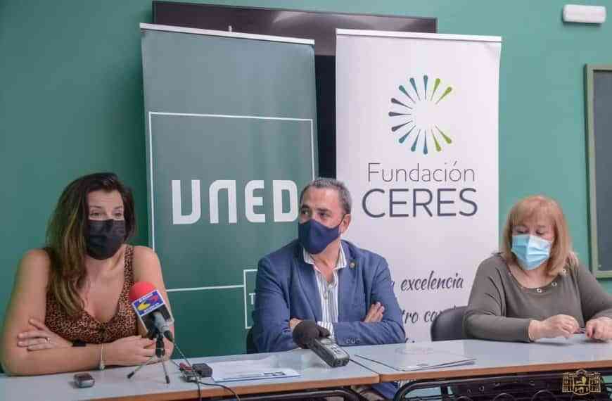 UNED Ciudad Real y Fundación Ceres han firmado convenio de colaboración en el aula UNED en Tomelloso