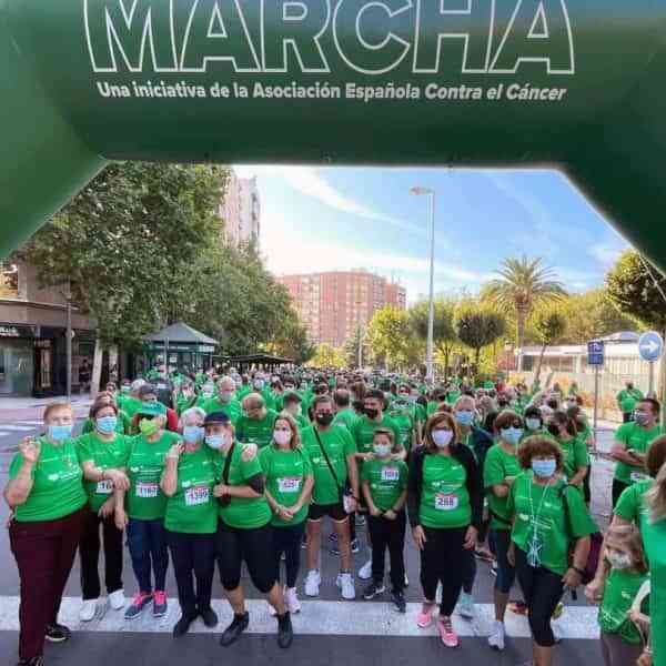 La maravillosa solidaridad puertollanense presente en la I Marcha contra el Cáncer de la AECC