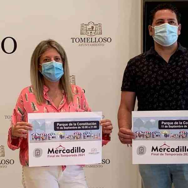 Mercadillo Final de Temporada el sábado 11 de septiembre en el Parque de la Constitución de Tomelloso