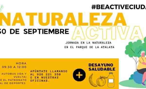 Jornada Naturaleza Activa para adultos mayores mañana en la Atalaya en Ciudad Real