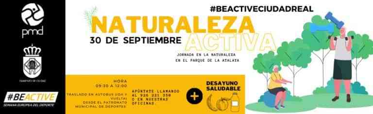 Jornada Naturaleza Activa para adultos mayores mañana en la Atalaya en Ciudad Real