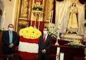 Ofrenda floral a la Virgen de Gracia en la parroquia de Puertollano con aforo limitado