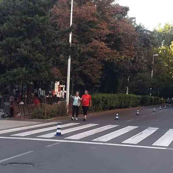 El Paseo de San Gregorio en Puertollano ha sido totalmente peatonal en un domingo sin coches