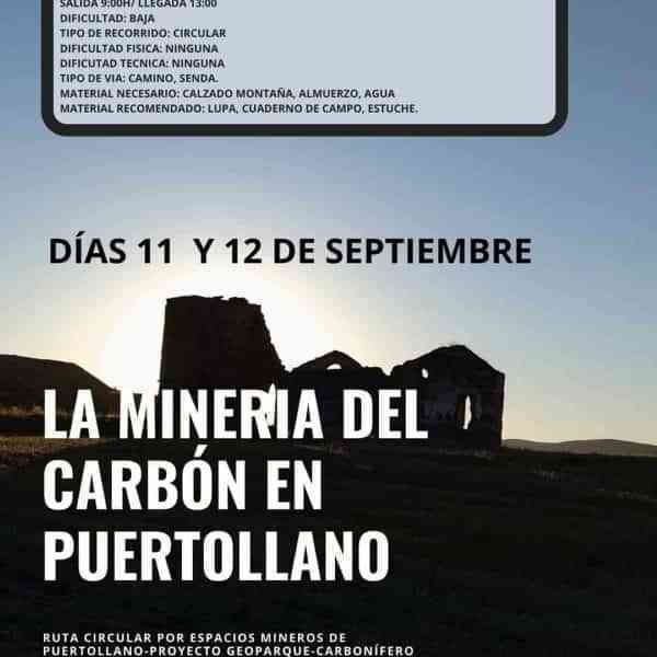 Ruta interpretativa por la minería del carbón en Puertollano este fin de semana