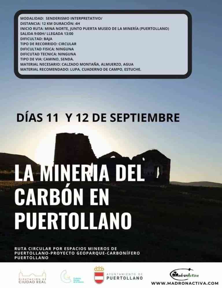 Ruta interpretativa por la minería del carbón en Puertollano este fin de semana