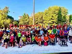 Puertollano y El Villar unidos a través de un recorrido senderista con más de un centenar de participantes