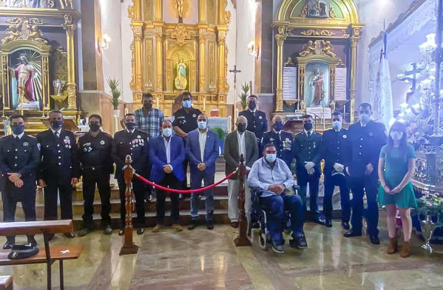 La Policía Local de Argamasilla de Calatrava celebró ayer el día de sus patronos, los Santos Ángeles Custodios