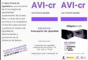 Participa en el Aula Virtual de Igualdad AVI-cr del ayuntamiento de Ciudad Real