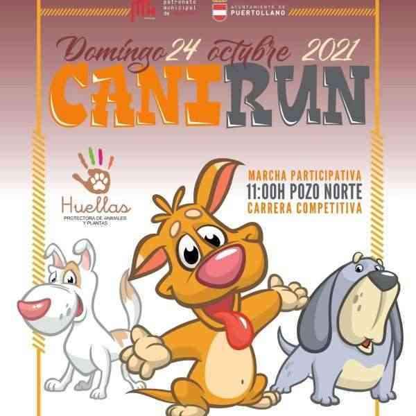 Carrera y marcha Canirun el 24 de octubre en el parque del Pozo Norte de Puertollano