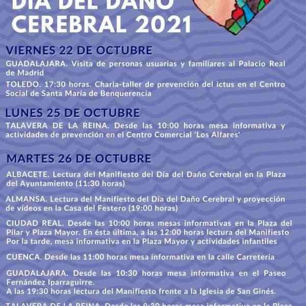 ADACE CLM volvió a conmemorar el Día del Daño Cerebral, con actividades presenciales y ciudades iluminadas de azul