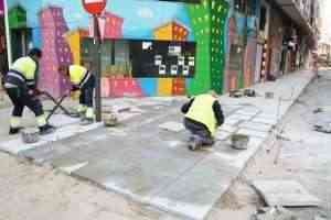 A finales de noviembre se estima que concluya la peatonalización de la calle Puerto de Puertollano