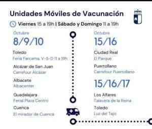 Este fin de semana funcionará una unidad móvil de vacunación en el Carrefour de Puertollano