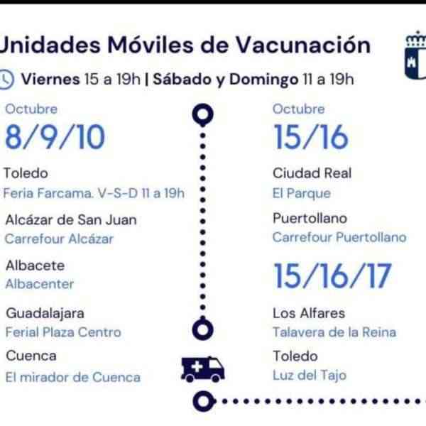 Este fin de semana funcionará una unidad móvil de vacunación en el Carrefour de Puertollano