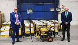 Entrega equipos electrógenos y material de emergencias a 47 agrupaciones de Protección Civil