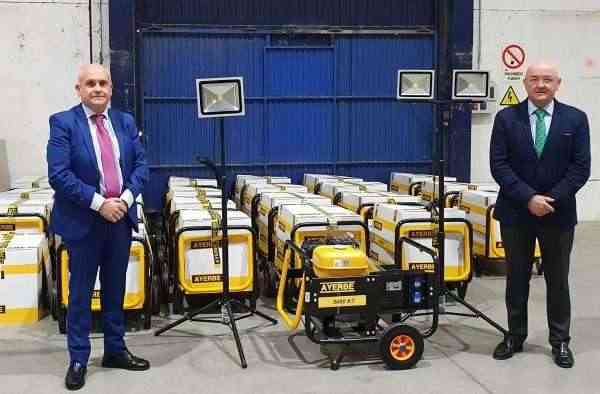 Entrega equipos electrógenos y material de emergencias a 47 agrupaciones de Protección Civil