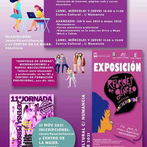 Actividades del 25N en Puertollano bajo el lema “No se nace machista, se llega a serlo. ¡Tú eliges!”