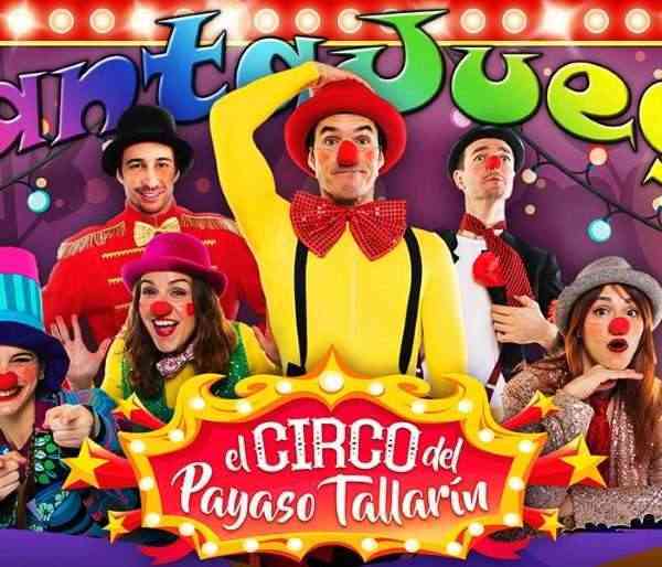 “El circo del payaso Tallarín” de Cantajuego se presentará en Puertollano el 27 de diciembre