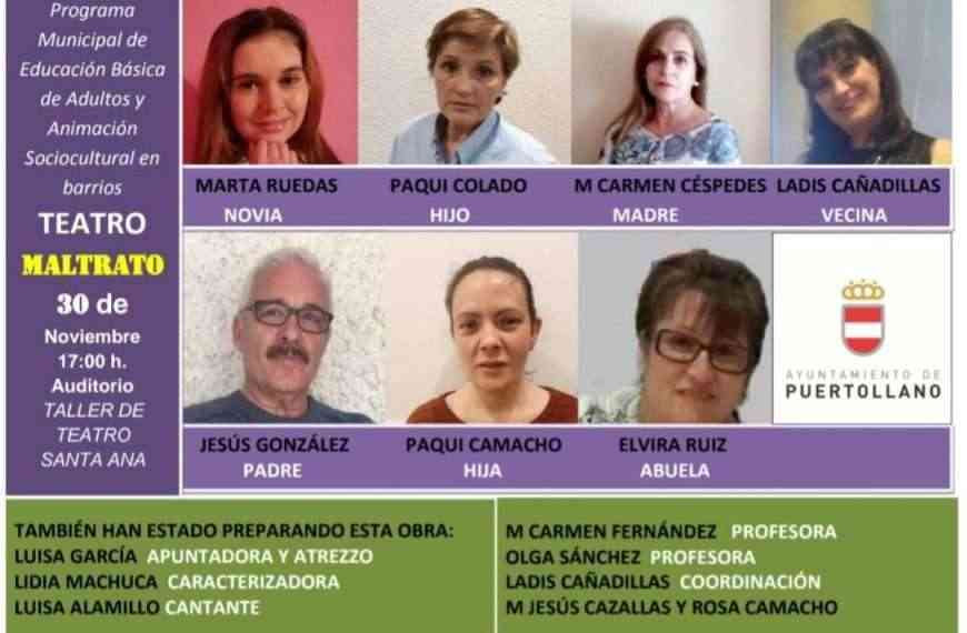 “Maltrato” de Rafael Belmonte mañana 30 de noviembre en el Auditorio Municipal de Puertollano con acceso gratuito