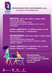 Abierta la inscripción para los talleres de informática básica y avanzada del Centro de la Mujer de Puertollano