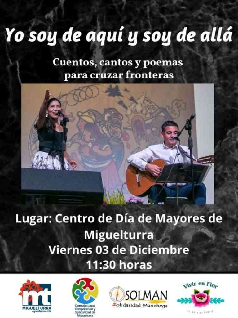 El 3 de diciembre “Yo soy de aquí y soy de allá” para conmemorar el 25 Aniversario del Consejo de Local Cooperación y Solidaridad de Miguelturra