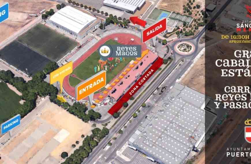 Cabalgata estática de Reyes Magos en Puertollano la tarde del 5 de enero