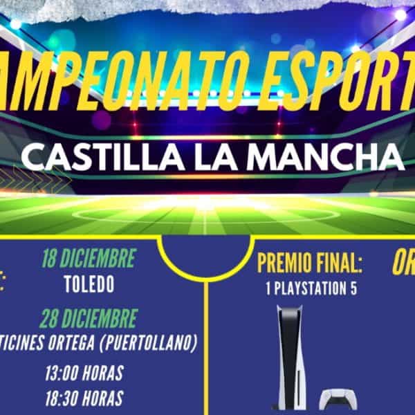 La final del Campeonato de Esports de Castilla-La Mancha se realizará el 28 de diciembre en Puertollano