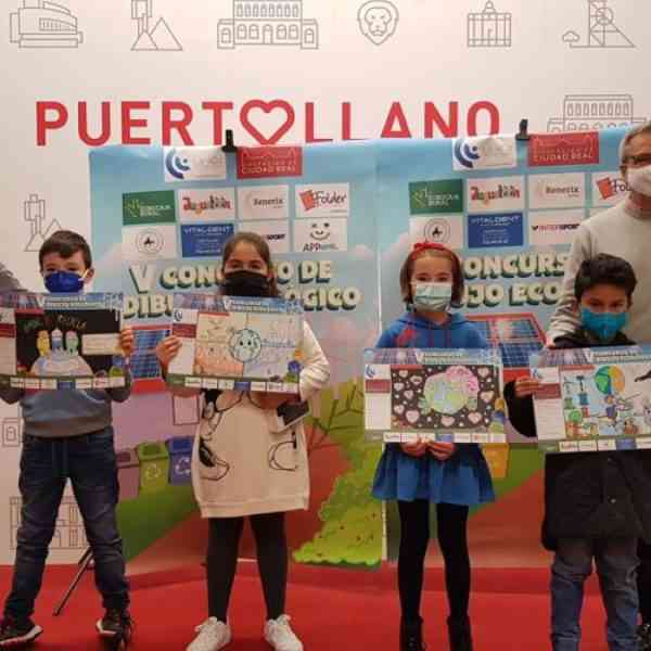 Ganadores de la V edición de Concurso de Dibujo Ecológico del periódico digital “La Voz de Puertollano”