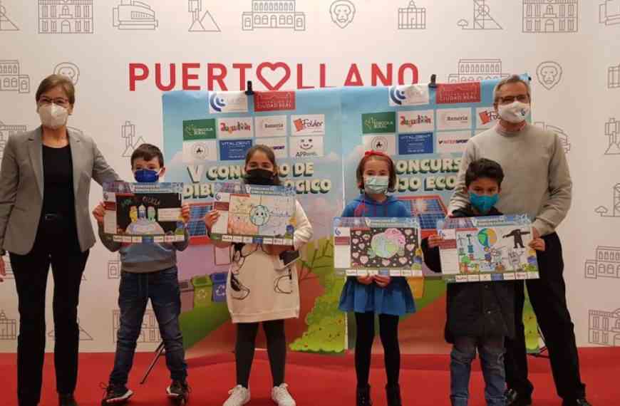 Ganadores de la V edición de Concurso de Dibujo Ecológico del periódico digital “La Voz de Puertollano”