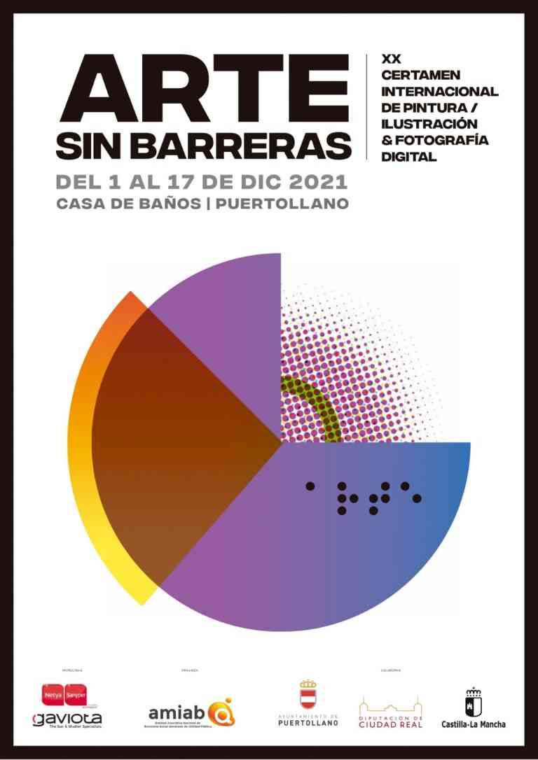XX Certamen Nacional de Pintura/Ilustración & Fotografía Digital “Arte sin barreras” en Puertollano del 1 al 17 de diciembre