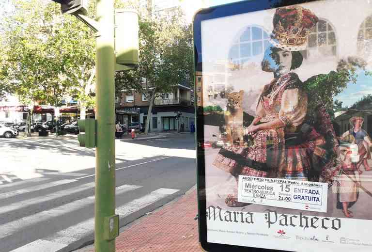 Espectáculo gratuito “María Pacheco” mañana 15 de diciembre en el Auditorio Municipal de Puertollano
