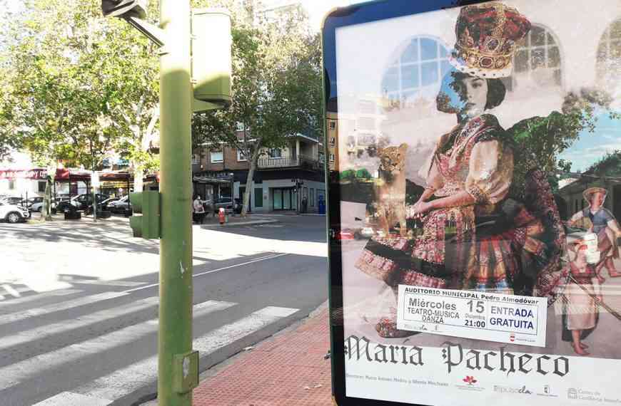 Espectáculo gratuito “María Pacheco” mañana 15 de diciembre en el Auditorio Municipal de Puertollano