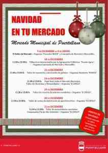 “Navidad en tu mercado” en el Mercado Municipal de Puertollano del 9 de diciembre al 8 de enero