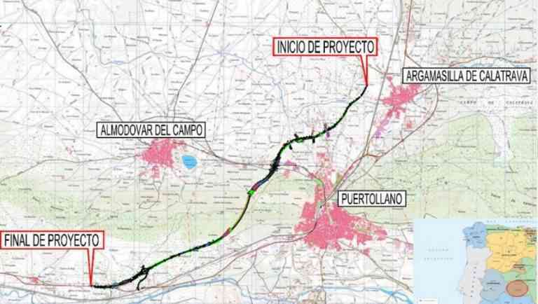 Aprobación inicial del proyecto de la variante norte de la ciudad Puertollano con un presupuesto de 110,17 millones de euros