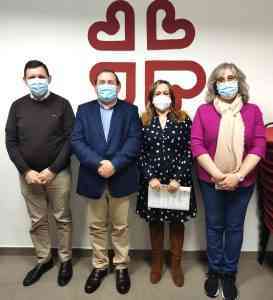 El Ayuntamiento de Puertollano renueva la voluntad firme y el compromiso político de colaborar con Cáritas