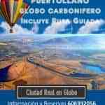 Rutas senderistas y viajes en globo para hacer turismo activo por el carbonífero de Puertollano