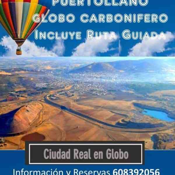Rutas senderistas y viajes en globo para hacer turismo activo por el carbonífero de Puertollano