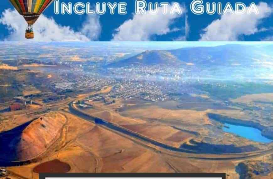 Rutas senderistas y viajes en globo para hacer turismo activo por el carbonífero de Puertollano