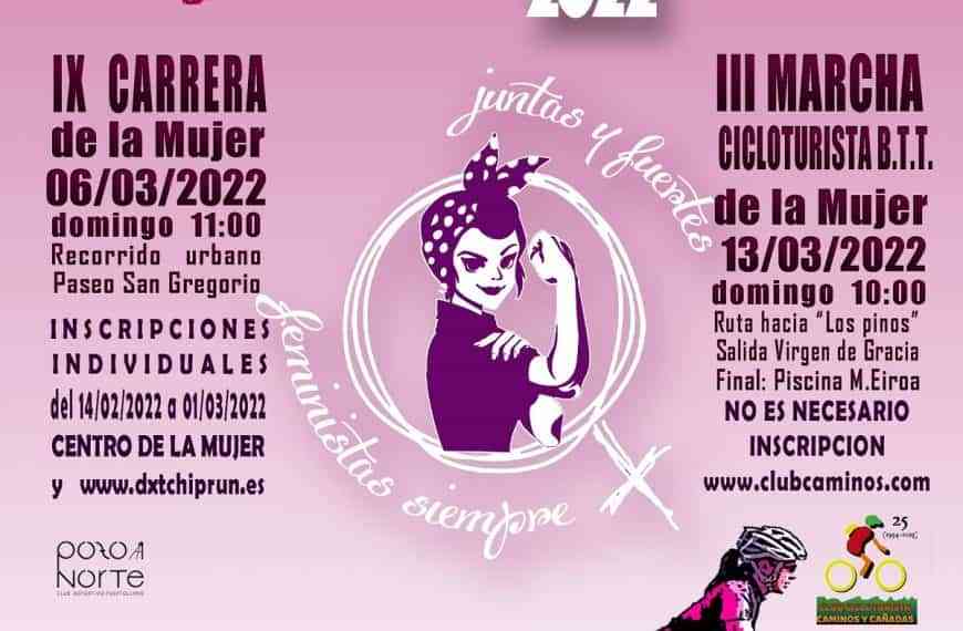 Abierta la inscripción para participar en la IX Carrera de la Mujer de Puertollano que se celebrará el 6 de marzo