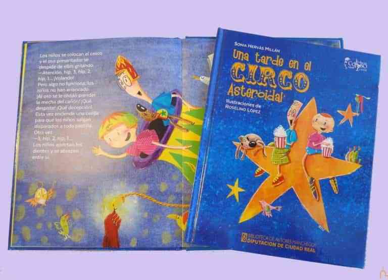 Mañana al mediodía presentarán “Una tarde en el Circo Asteroidal” de Sonia Hervás e ilustraciones de Roselino López en Manzanares