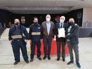 Almadén: Almadén recibe una nueva aportación de material para su agrupación de Protección Civil