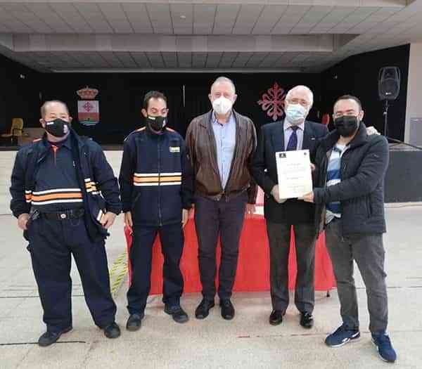 Almadén: Almadén recibe una nueva aportación de material para su agrupación de Protección Civil