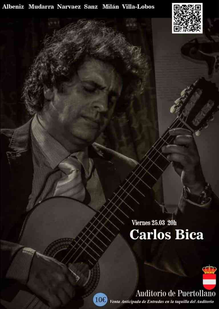 El guitarrista Carlos Bica ofrecerá su concierto “Cielos de España” este viernes 25 de marzo en Puertollano