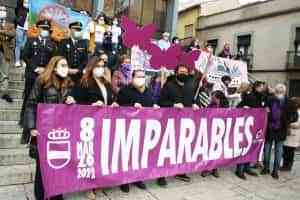 “Imparables” las mujeres de Puertollano reivindican sus derechos y libertades este 8M