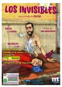 “Los invisibles” este viernes 18 en Teatro-Cine Paz de  Miguelturra