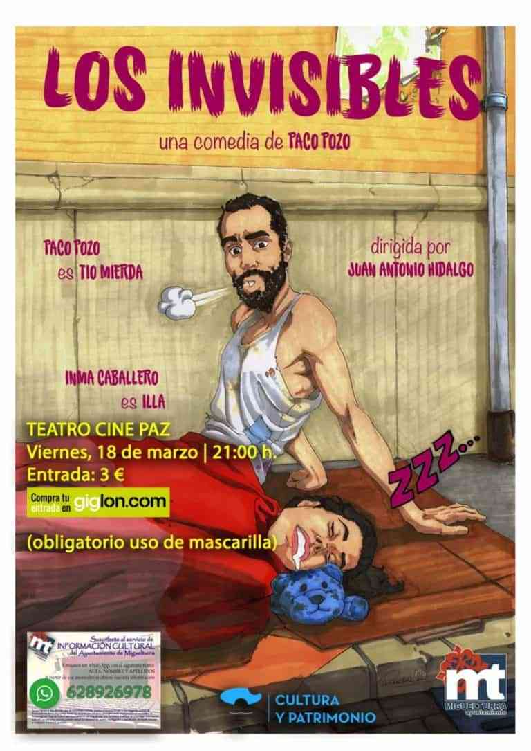 “Los invisibles” este viernes 18 en Teatro-Cine Paz de  Miguelturra