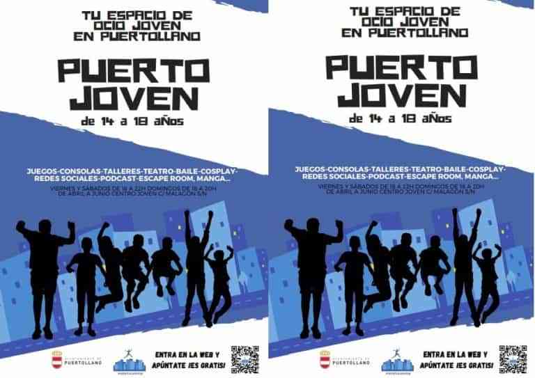 Puerto Joven del 1 de abril al 19 de junio para jóvenes de 14 y 18 años en Puertollano