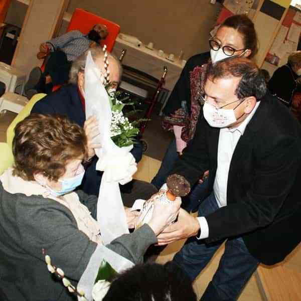 Sebastiana Gómez Montero ha recibido el reconocimiento a la Mujer mMyor 2022, en el Centro de Mayores I de Puertollano