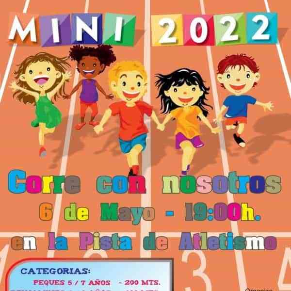 Carrera Mini el 6 de mayo para niños y niñas entre 5 y 15 años previo a la 10K Manzanares