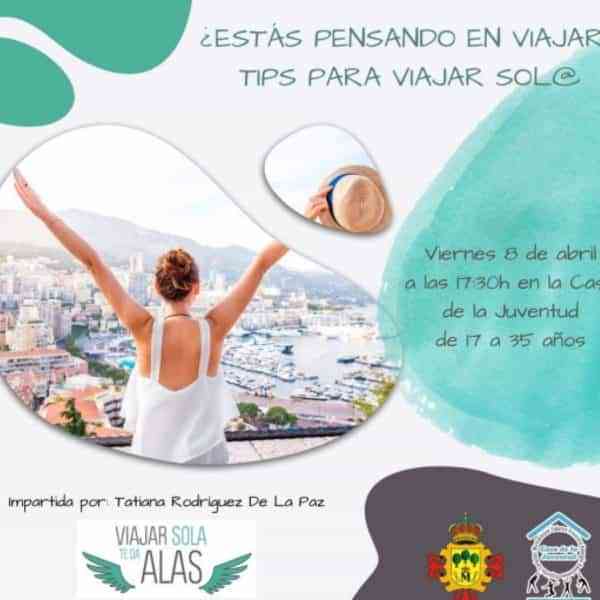 Charla “Viajar sola te da alas” este viernes 8 de abril en la Casa de la Juventud de Manzanares