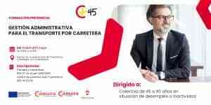 Curso Gratuito de Gestión Administrativa para el transporte por carretera en Puertollano del 11 de abril al 13 de mayo